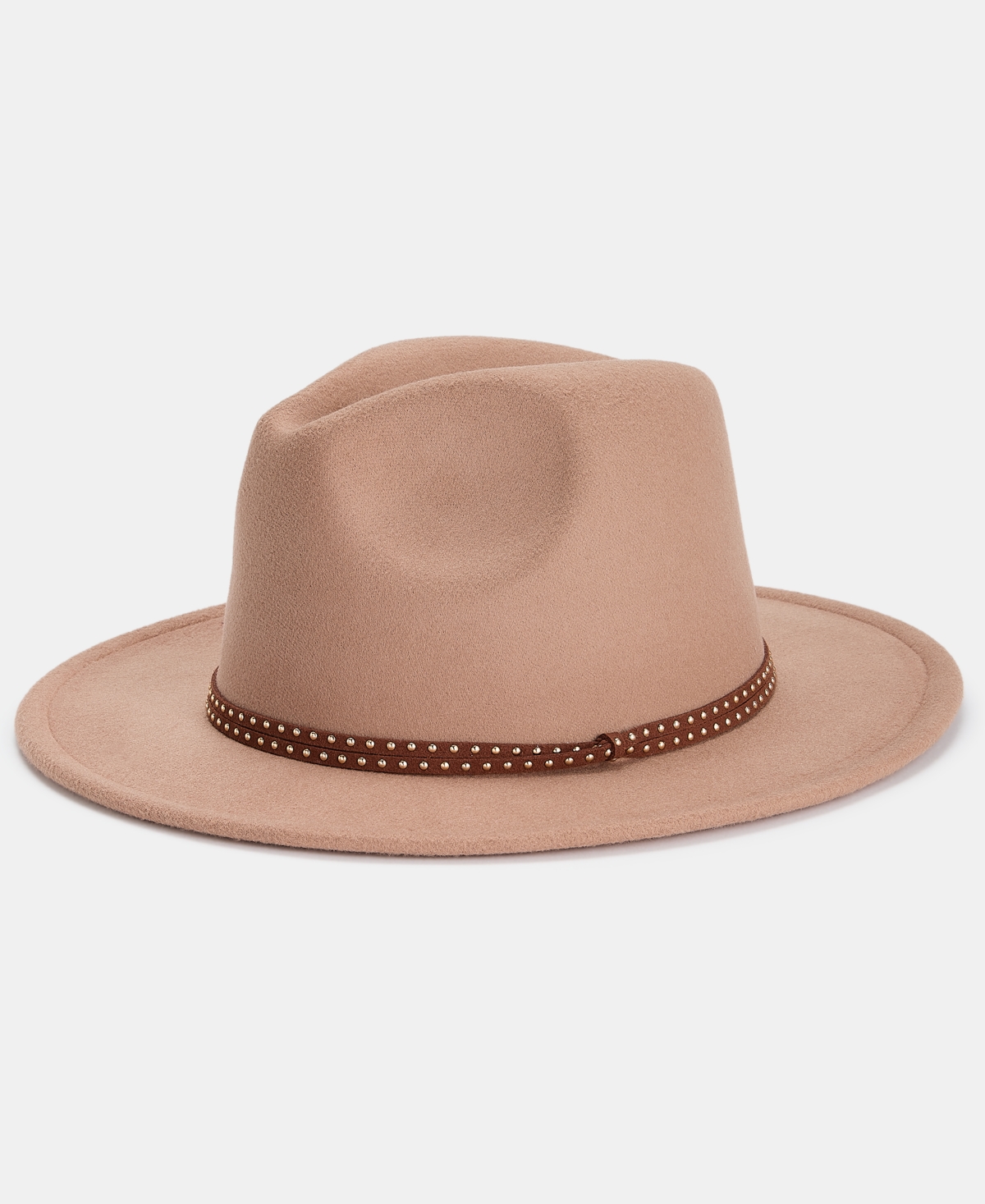 Inc International Concepts Double Stud Band Panama Hat, Macy's Exclusive In Brown