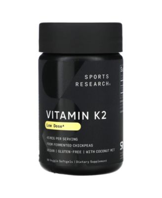 Vitamin K2  Low Dose  45 mcg  -  90 Veggie Softgels