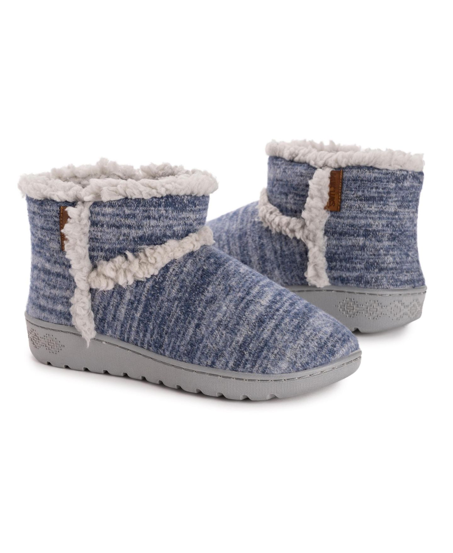 Женские ботинки MUK LUKS Aubree Bootie, цвет: Меланжевый синий — фото 6