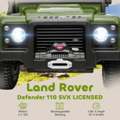 Kids Electric Car, Land Rover Licensed Off-Road Ride On Car,