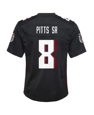 Big Boys and Girls Kyle Pitts Sr. Black Atlanta Falcons Game Jersey
