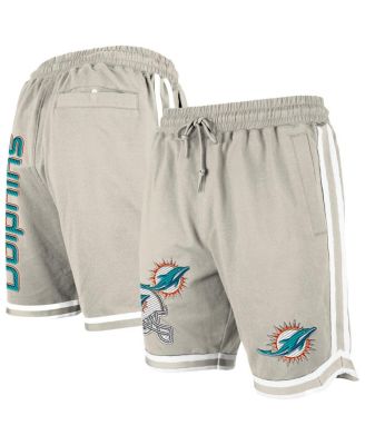 New Era - Men's Light Beige Miami Dolphins Stone Multi Patch Shorts
