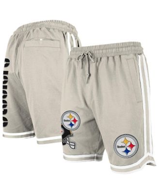 New Era - Men's Light Beige Pittsburgh Steelers Stone Multi Patch Shorts