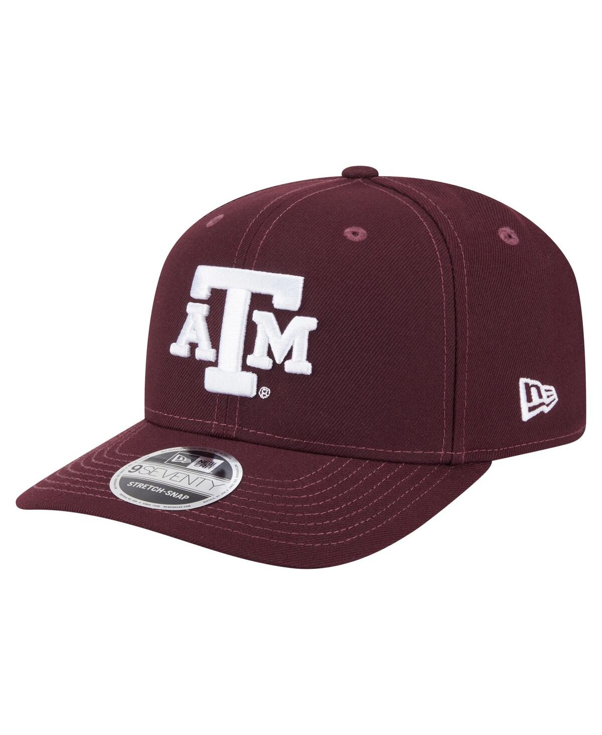 Men's Maroon Texas A M Aggies Team Collective 9SEVENTY Stretch snap Adjustable Hat - Maroon