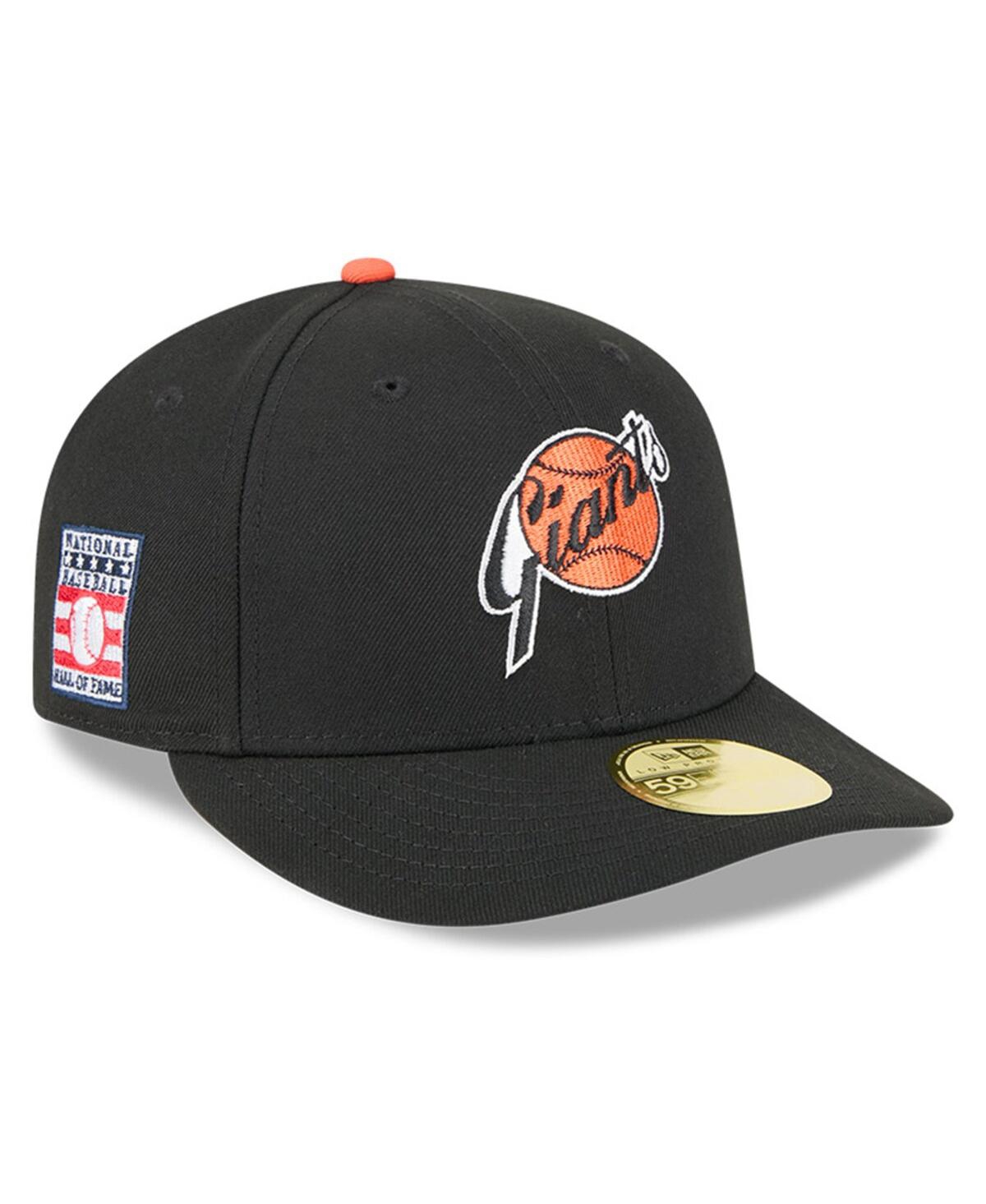 Men's Black San Francisco Giants Baseball Hall of Fame 59FIFTY Low Profile Fitted Hat - Black