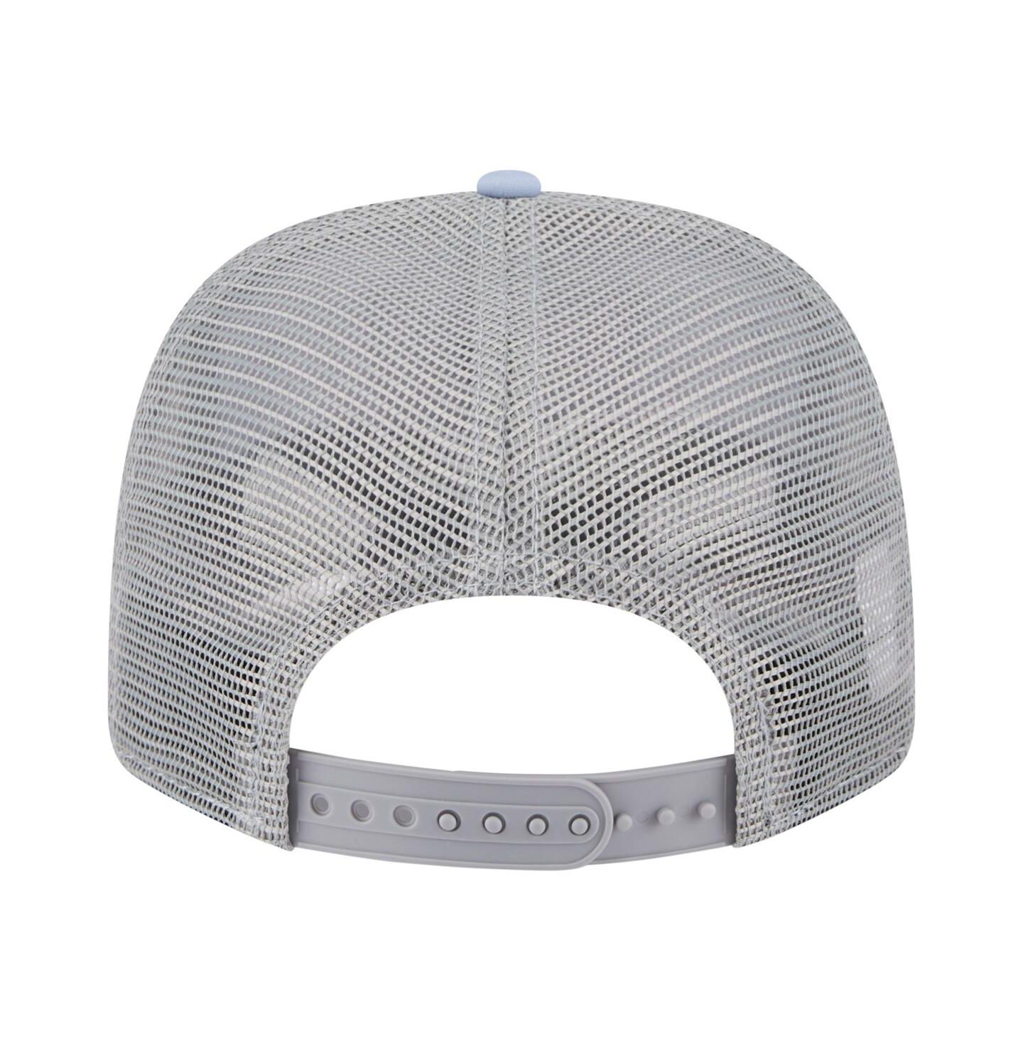 Мужской головной убор New Era Light Blue/Gray Brooklyn Nets Adventure Aloha Pattern 9SEVENTY Stretch-Snap Hat — фото 2
