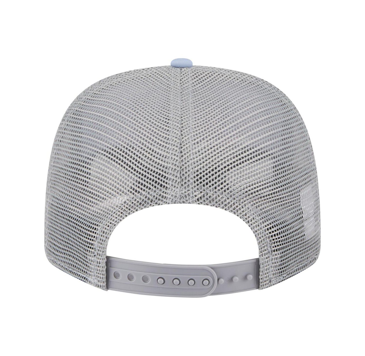 Men's Light Blue/Gray Brooklyn Nets Adventure Aloha Pattern 9SEVENTY Stretch-Snap Hat