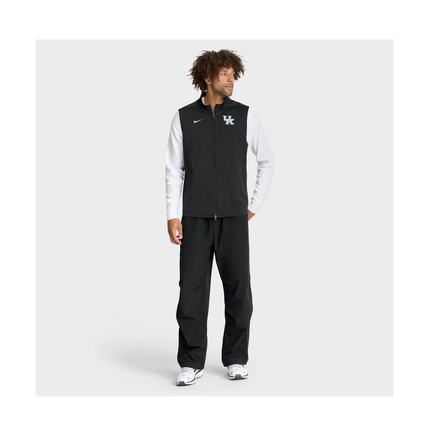 Мужской жилет Nike Black Kentucky Wildcats Primetime Victory Performance Full-Zip Vest — фото 3