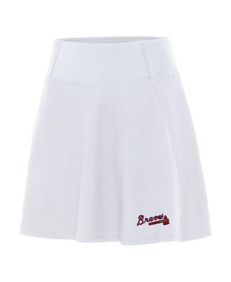Antigua - Women's White Atlanta Braves Chip Skort