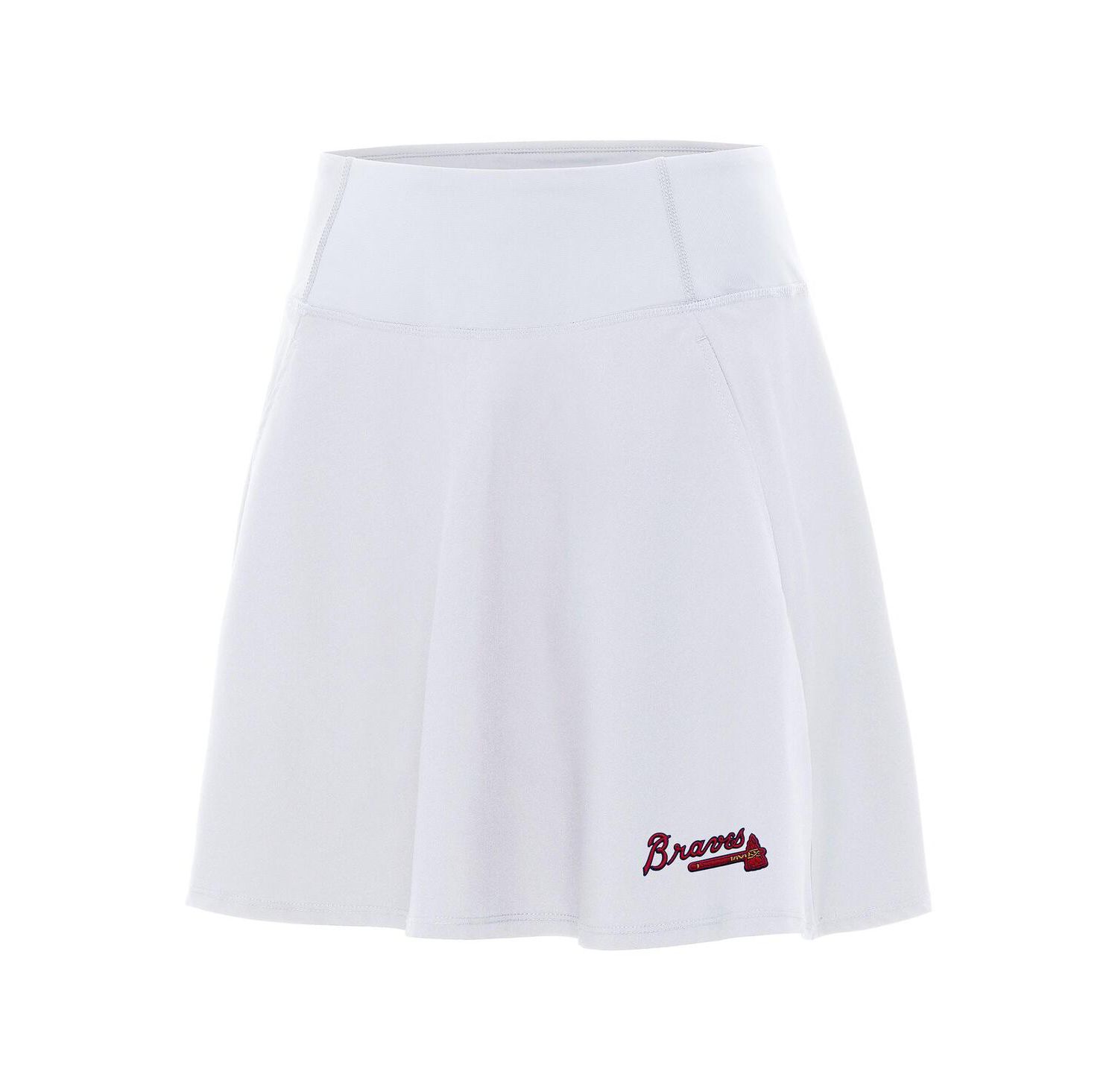 Women's White Atlanta Braves Chip Skort