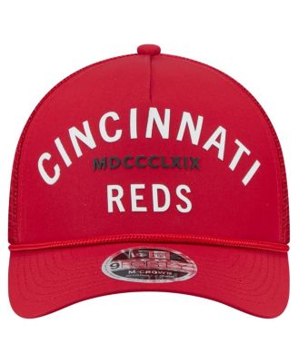 Men's Red Cincinnati Reds Minimalist 9FORTY A-Frame Adjustable Hat