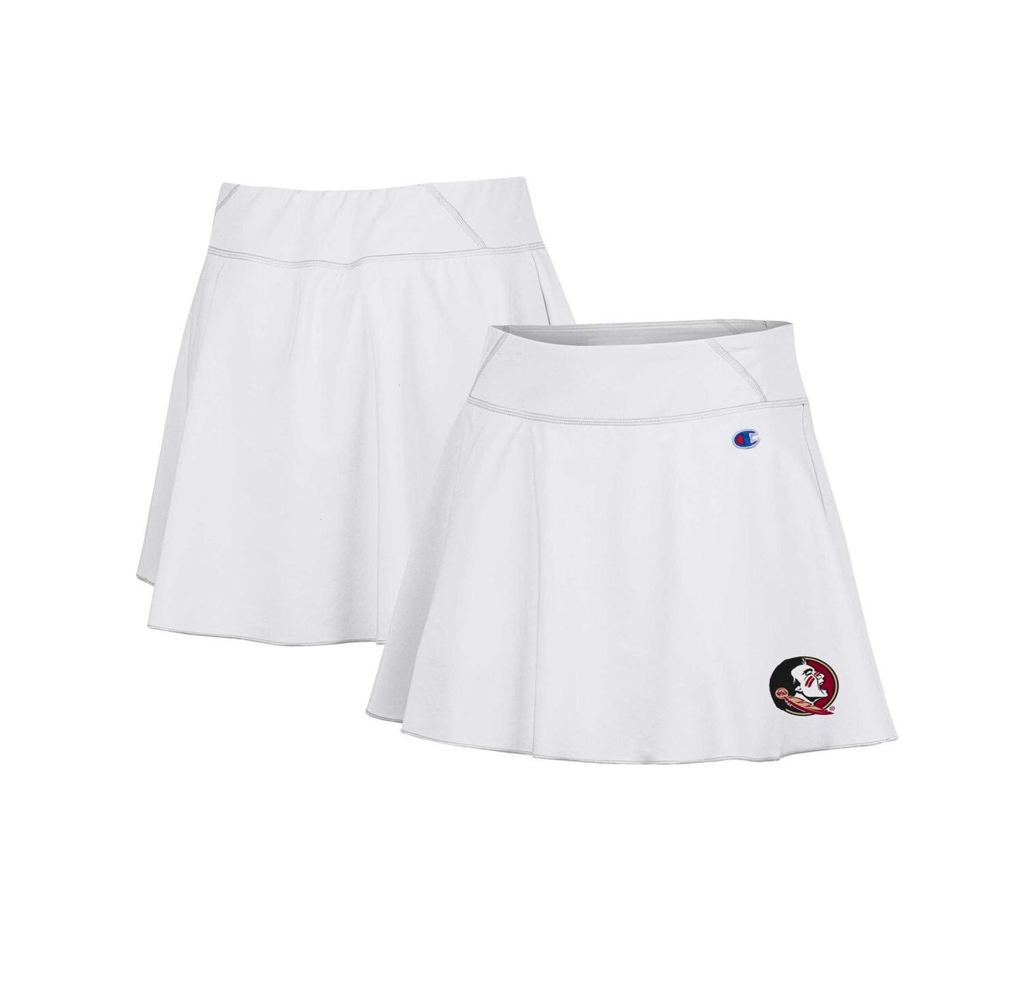 Women's White Florida State Seminoles Tailgate Soft Touch Skort