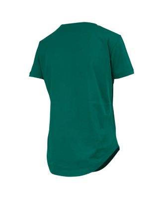 Women's Green Miami Hurricanes Irvine Floral Team Color&nbsp;T-Shirt