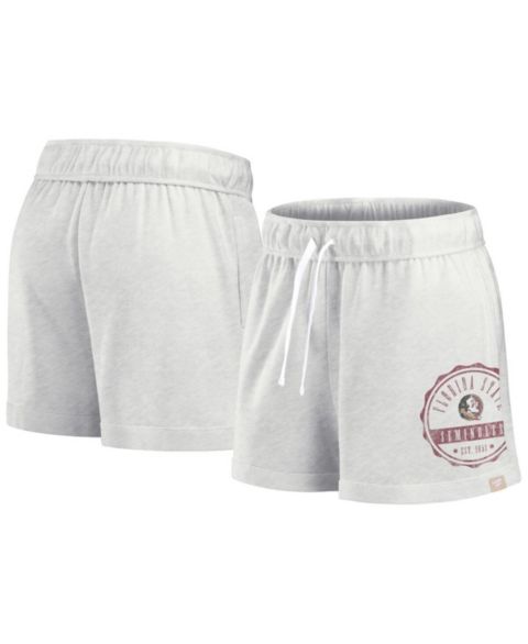 Женские шорты Fanatics Oatmeal Florida State Seminoles Win Badge