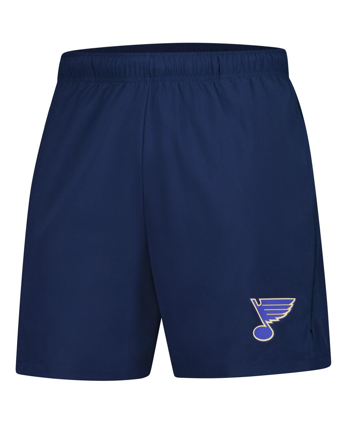 Fanatics Men's Navy St. Louis Blues Tech Training Shorts In Blue