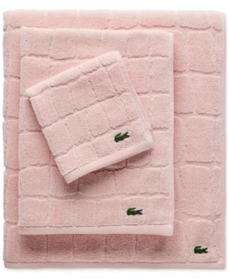 Heritage Croc Scale Cotton Hand Towel, 16" x 30"