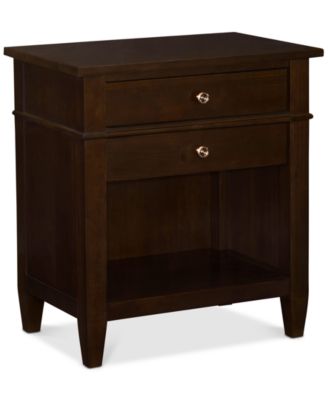 dark wood night stand