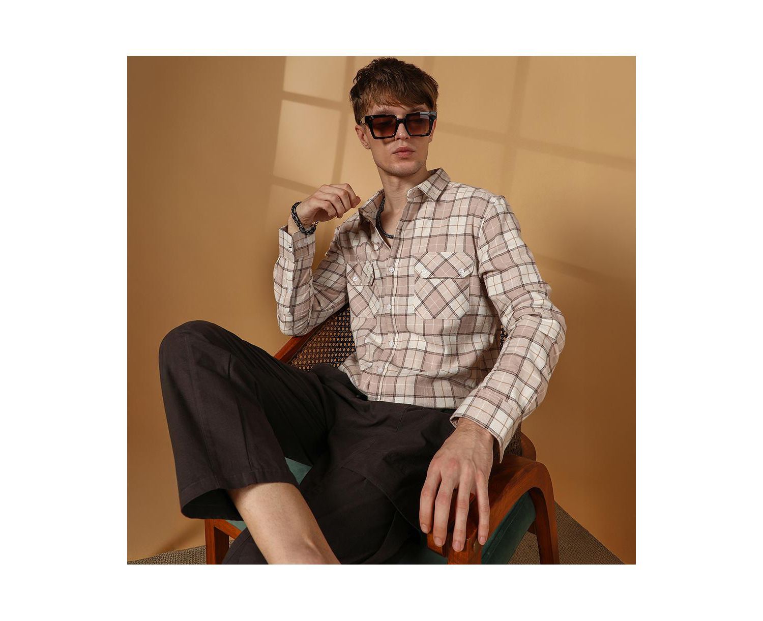 Men's Buffalo Check Utility Shirt