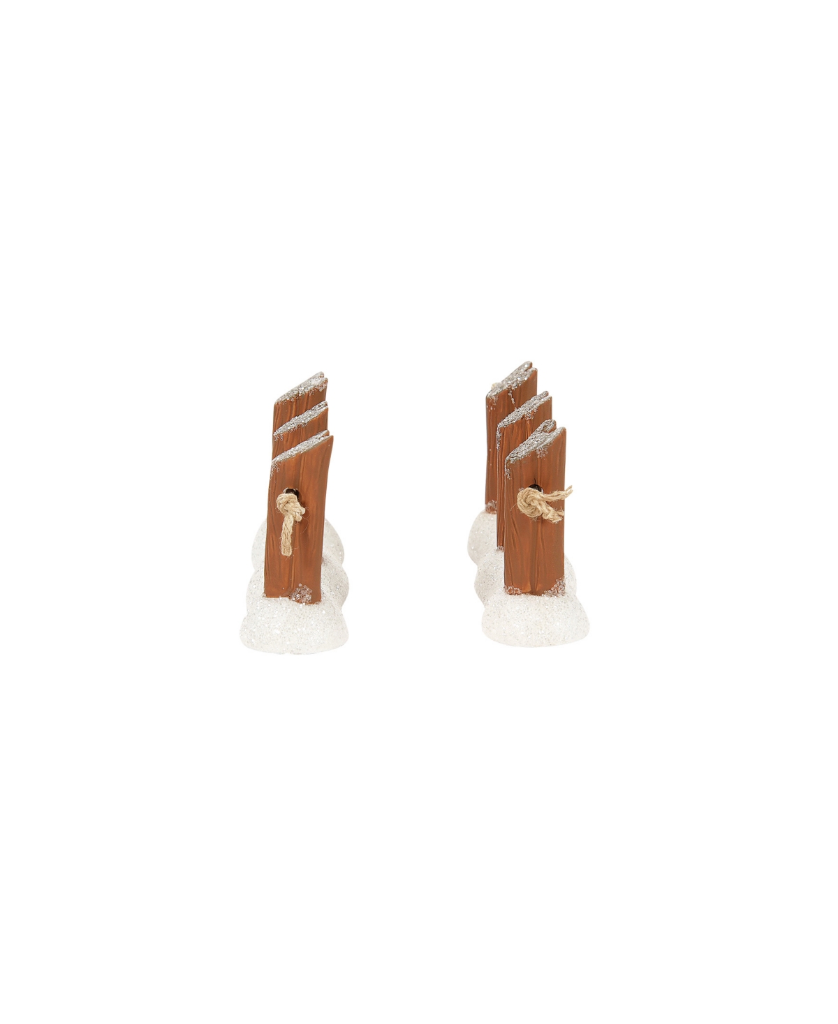 Department Five Disney Village Wharf Fencing, Set Of 2 In Brown