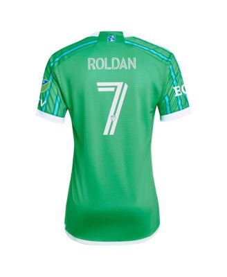 Men's Cristian Roldan Green Seattle Sounders FC 2024 The Anniversary Kit Authentic Player Jersey