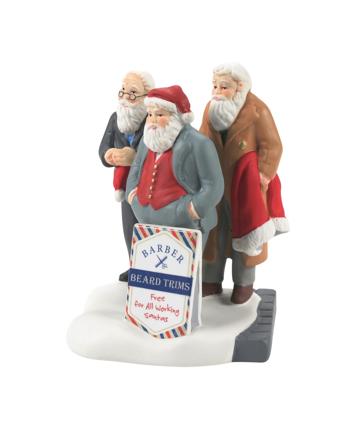 Department Five A Shave In Time For Christmas Village Accessory In Multi