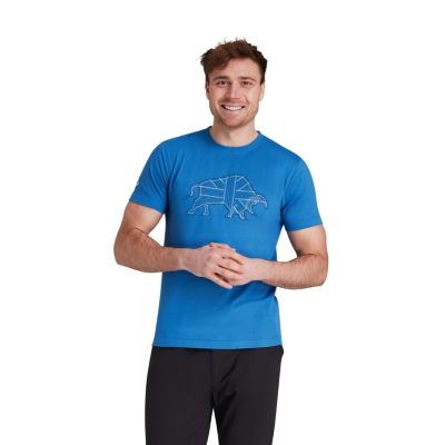 Big & Tall Stitch Embroidery Bull T-Shirt