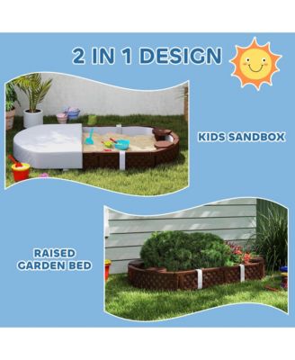 Oval Kids box with Cover, 4 Seats, Bottom Liner,