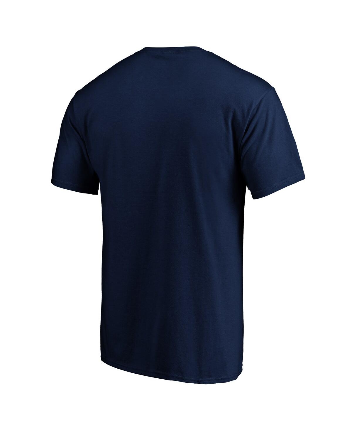 Fanatics Mto Label Men's Navy Dallas Cowboys Primary Logo T-shirt In Blue