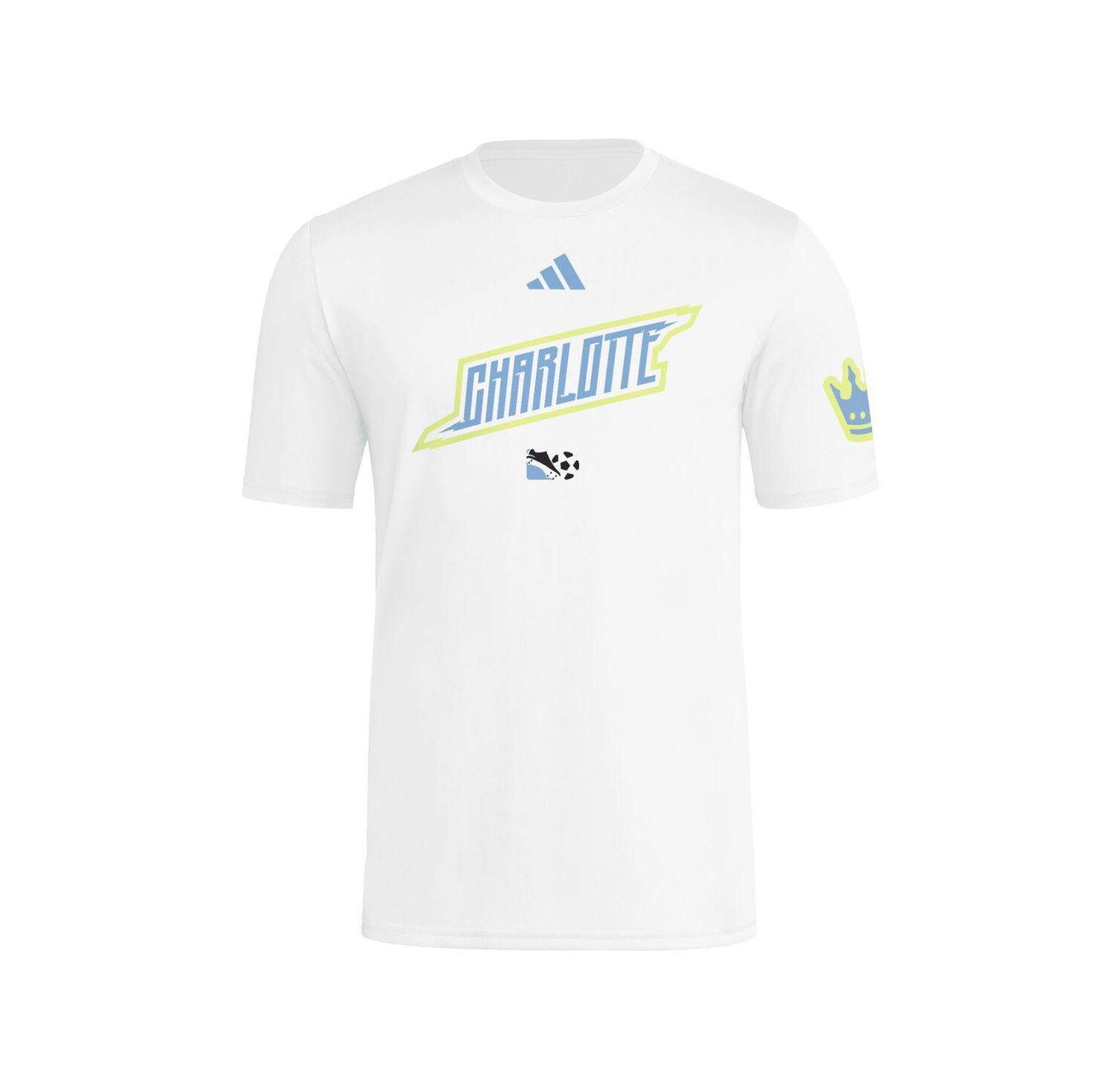 Men's White Charlotte FC 2025 Archive Collection Jersey Hook T-Shirt