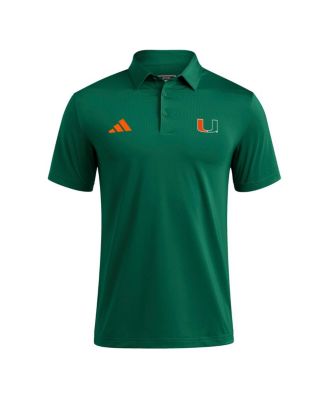 Men's Green Miami Hurricanes Ultimate 365 Polo Shirt
