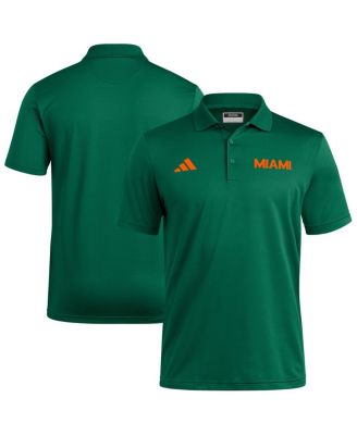 adidas - Green Miami Hurricanes Ultimate 365 Ottoman Polo Shirt