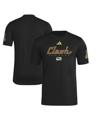 adidas - Men's Black San Jose Earthquakes 2025 Archive Collection Jersey Hook T-Shirt