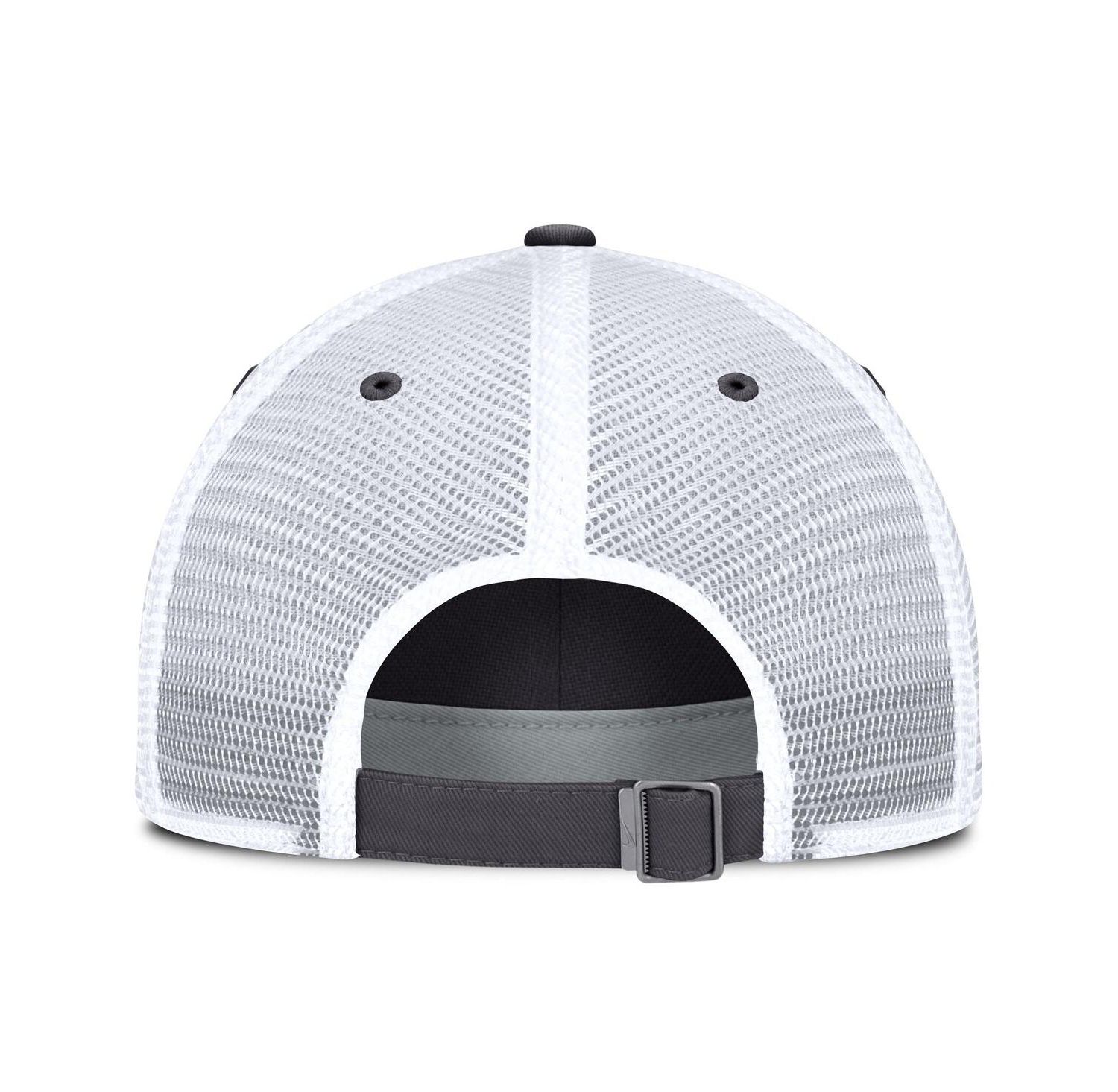 Men's Gray Los Angeles Angels Wordmark Club Adjustable Trucker Hat