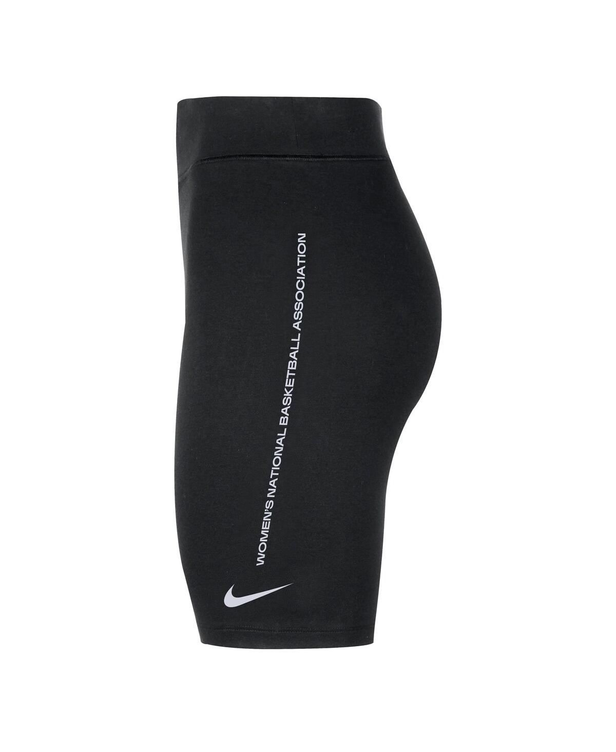 Nike Women's Black Wnba Team 13 Tri-blend 8" Biker Shorts In Black