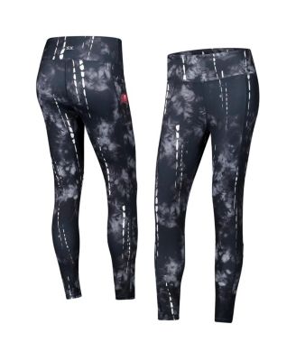 MSX by Michael Strahan - Women's Black Tampa Bay Buccaneers Serena Tie-Dye Leggings