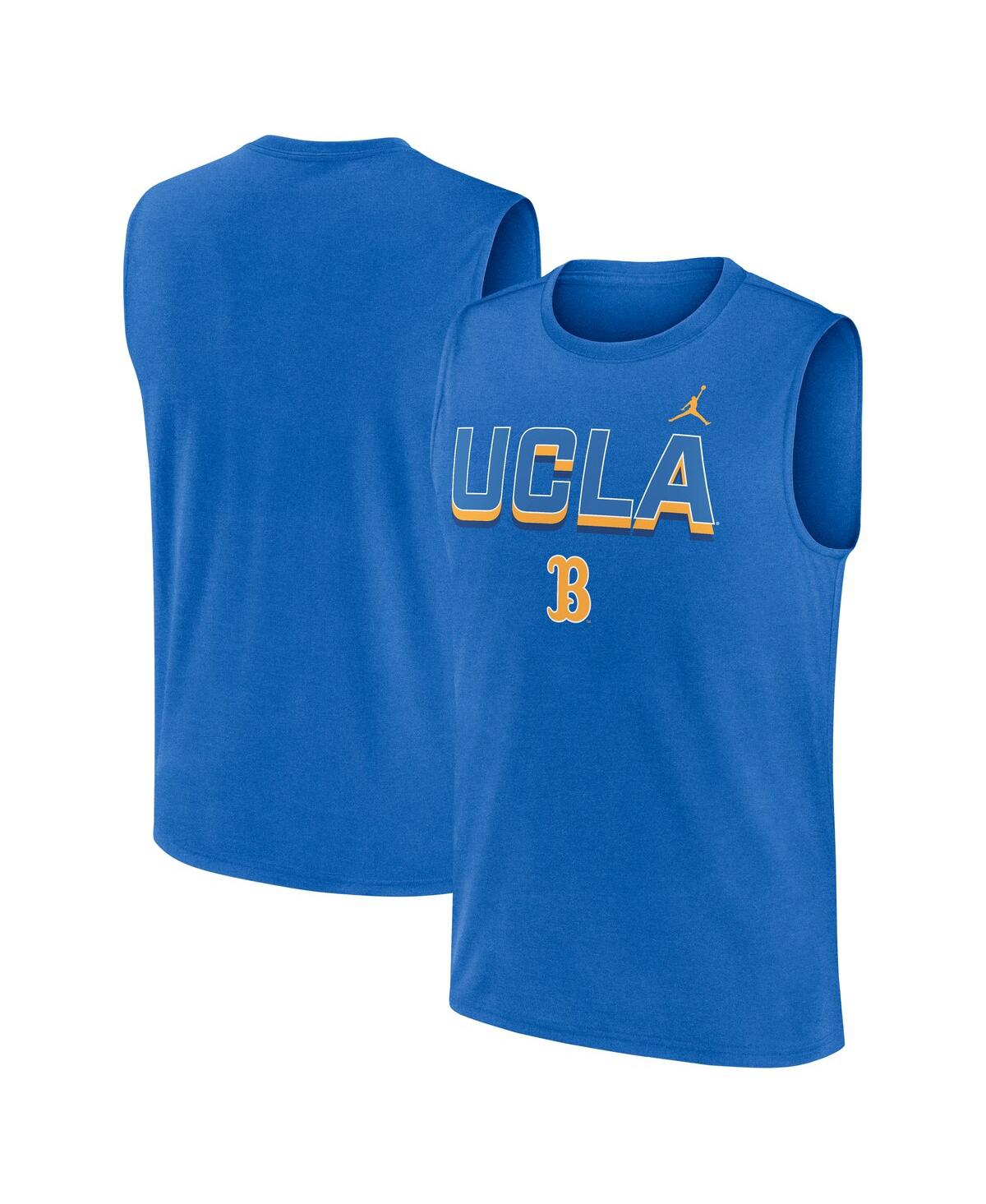 Jordan Men's Blue Ucla Bruins Primetime Tricode Legend Performance T-shirt In Blue