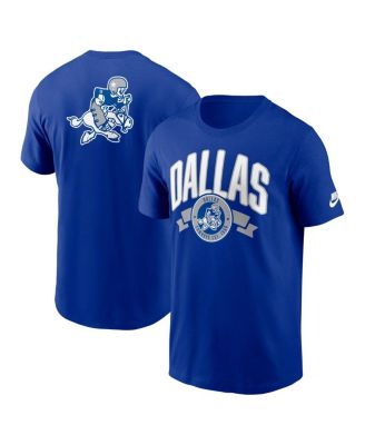 Nike - Men's Royal Dallas Cowboys Rewind Front and Back Hit Essential T-Shirt