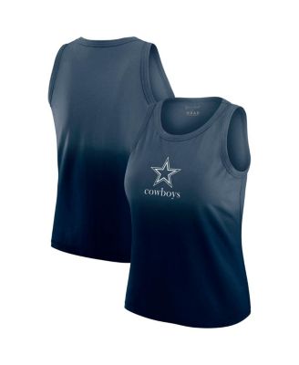 WEAR by Erin Andrews - Women's Hunt Navy Dallas Cowboys Ombre Tank Top