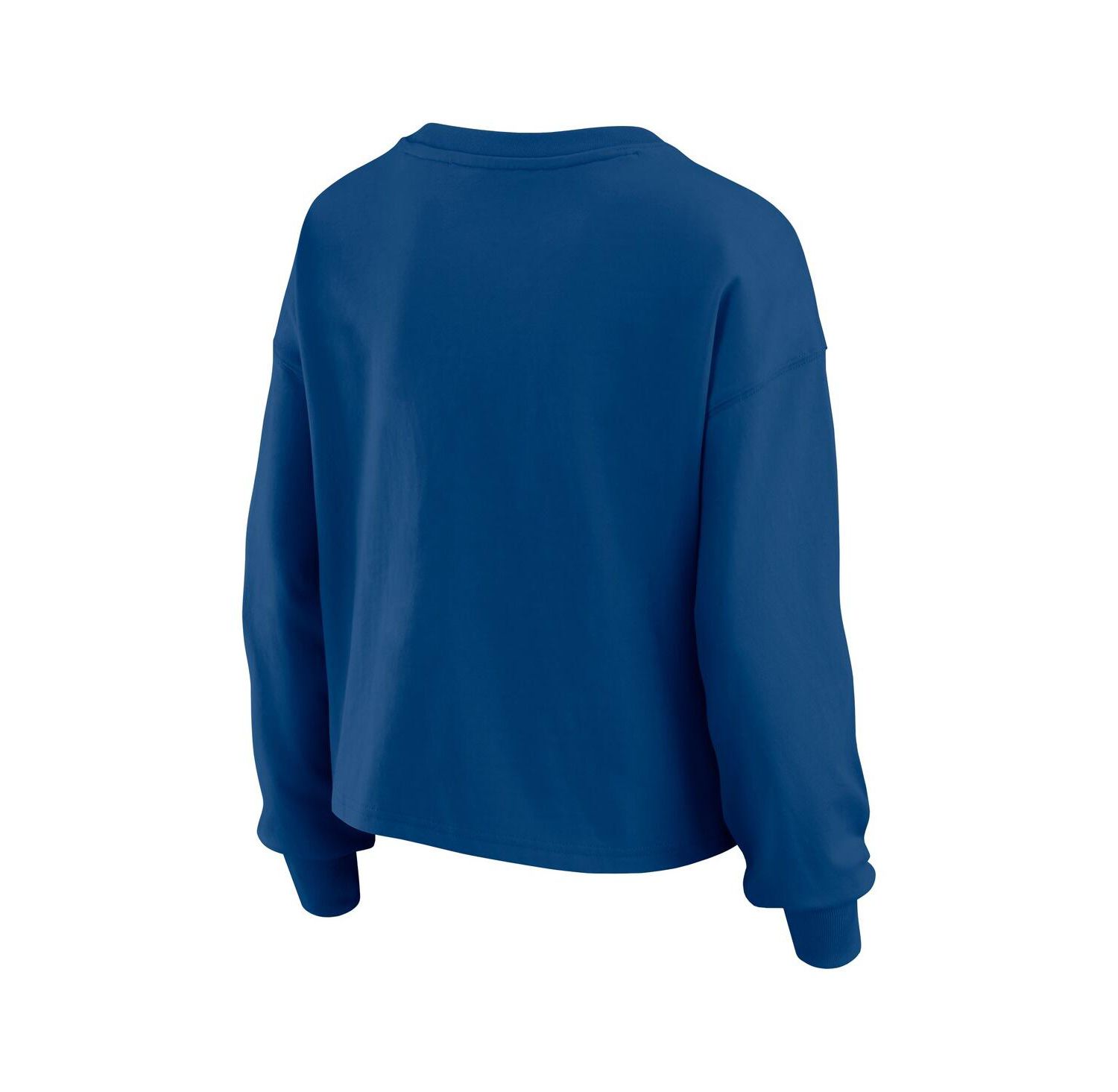 Women's 2-Piece Royal Indianapolis Colts Heavy Rugby Jersey Long Sleeve T-Shirt and Shorts Lounge Set