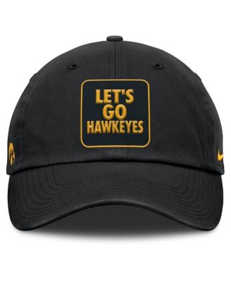 Men's Black Iowa Hawkeyes Local Club Adjustable Hat