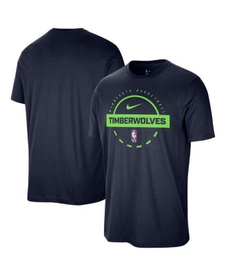Nike - Men's Navy Minnesota Timberwolves Authentic Practice T-Shirt