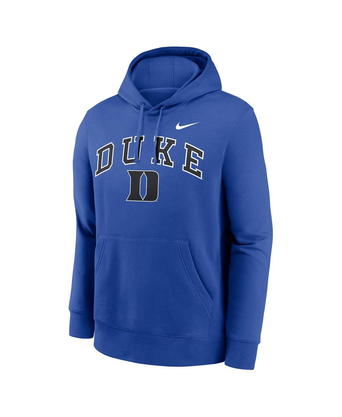 Nike Royal Duke Blue Devils Club Fleece Arch Pullover Hoodie In Blue