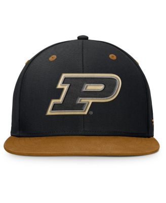 Men's Black/Brown Purdue Boilermakers NoBo Fitted Hat