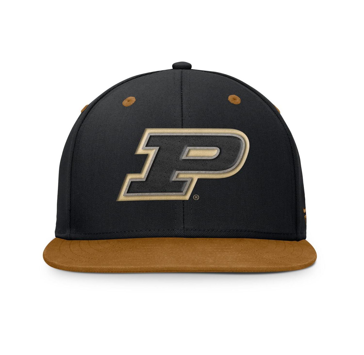 Men's Black/Brown Purdue Boilermakers NoBo Fitted Hat