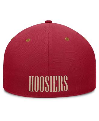 Men's Crimson/Brown Indiana Hoosiers NoBo Fitted Hat