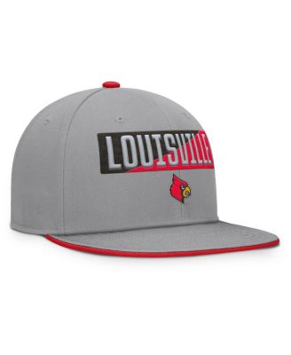 Men's Gray Louisville Cardinals Duo Snapback Hat