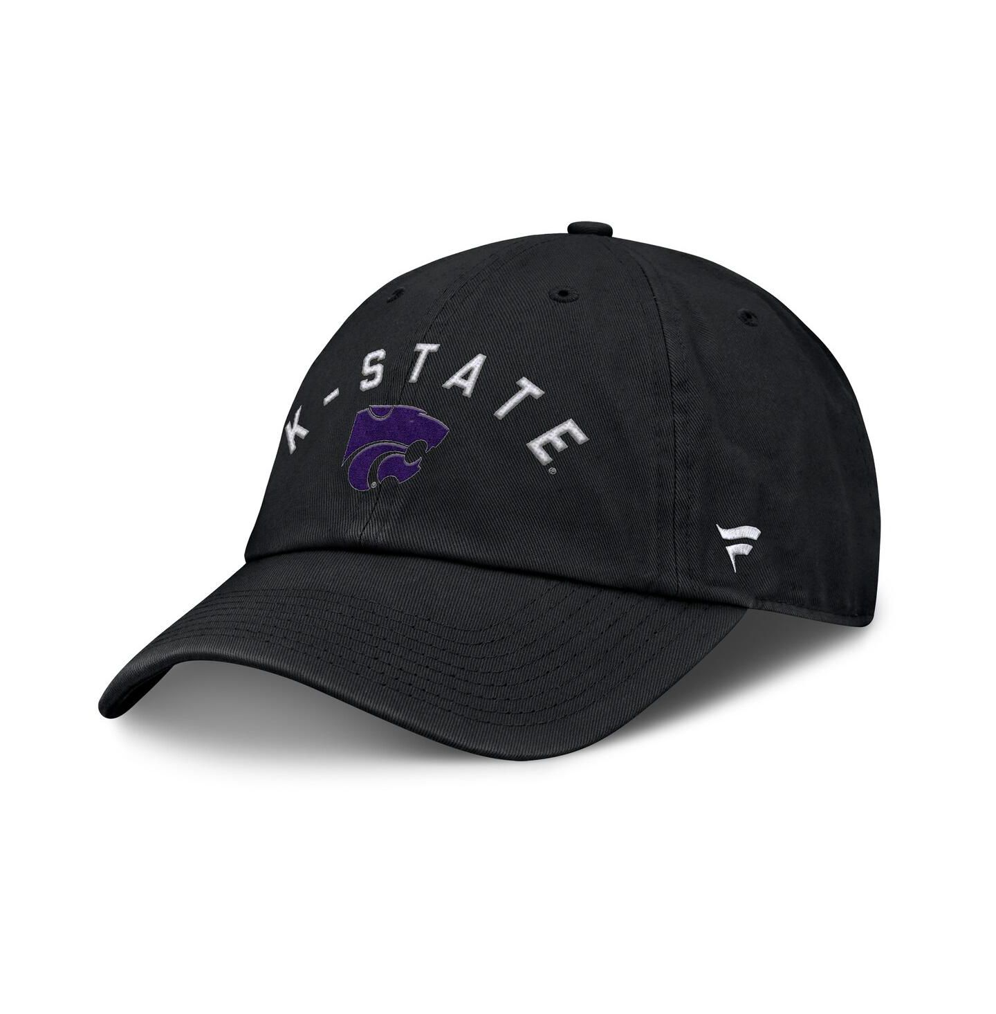 Мужская кепка Fanatics Black Kansas State Wildcats Myth Adjustable Hat — фото 1