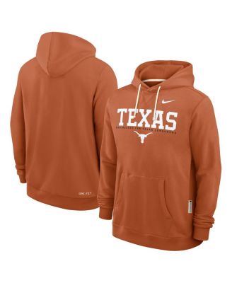 Men's Texas Orange Texas Longhorns 2025 Sideline Performance Pullover Hoodie