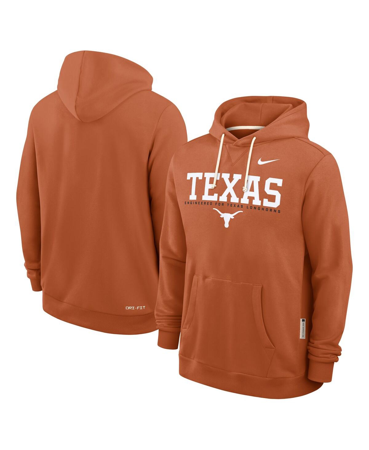 Nike Burnt Orange Texas Longhorns 2025 Sideline Standard Issue Dri-fit Hoodie In Orange