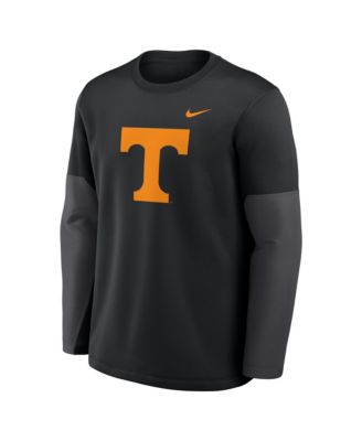 Men's Black Tennessee Volunteers 2025 Sideline Coach Performance Long Sleeve T-Shirt